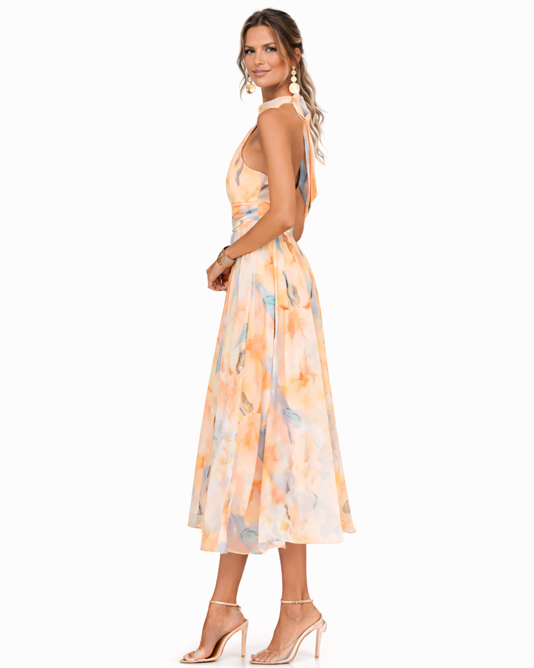Halterjurk Aurora | Tijdloze elegantie in luxe satijn