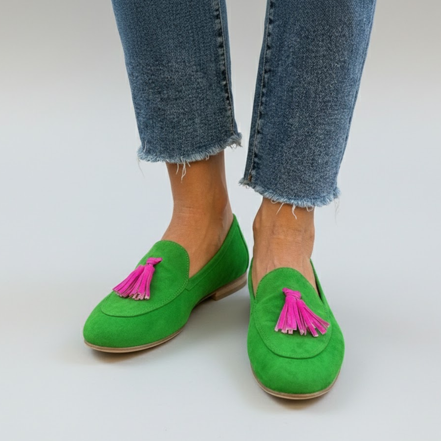 Mandy Tassen Versierde Loafers