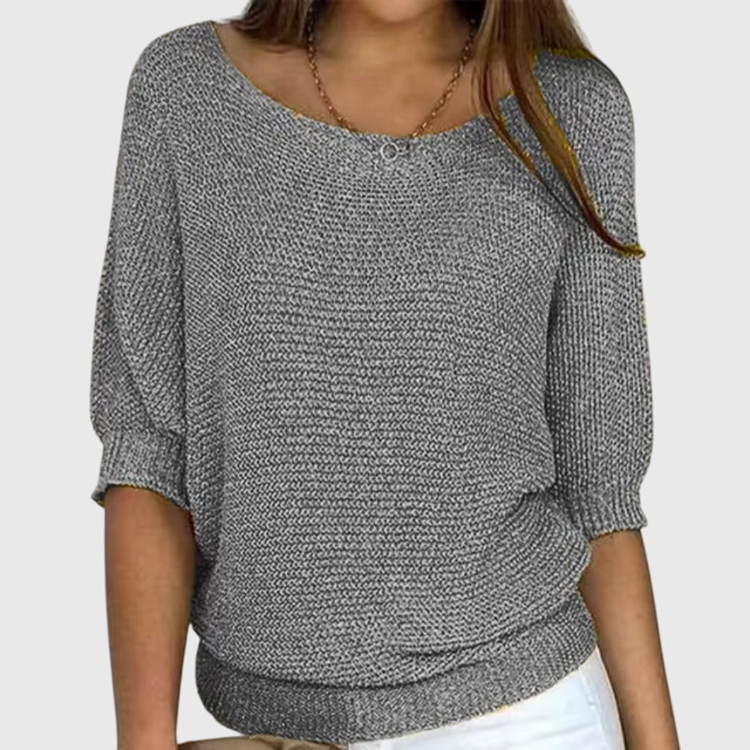 Carolina | Elegante trui met pofmouwen