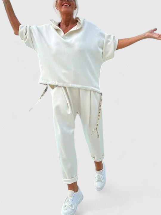 Sally | Comfortabele Hoodie Sweatshirt Set