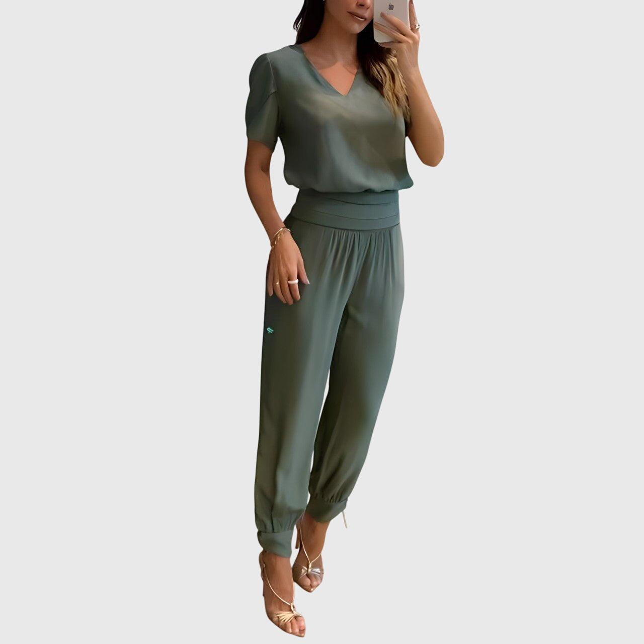 Jennifer™ | Stijlvolle Blouse en Broek Set