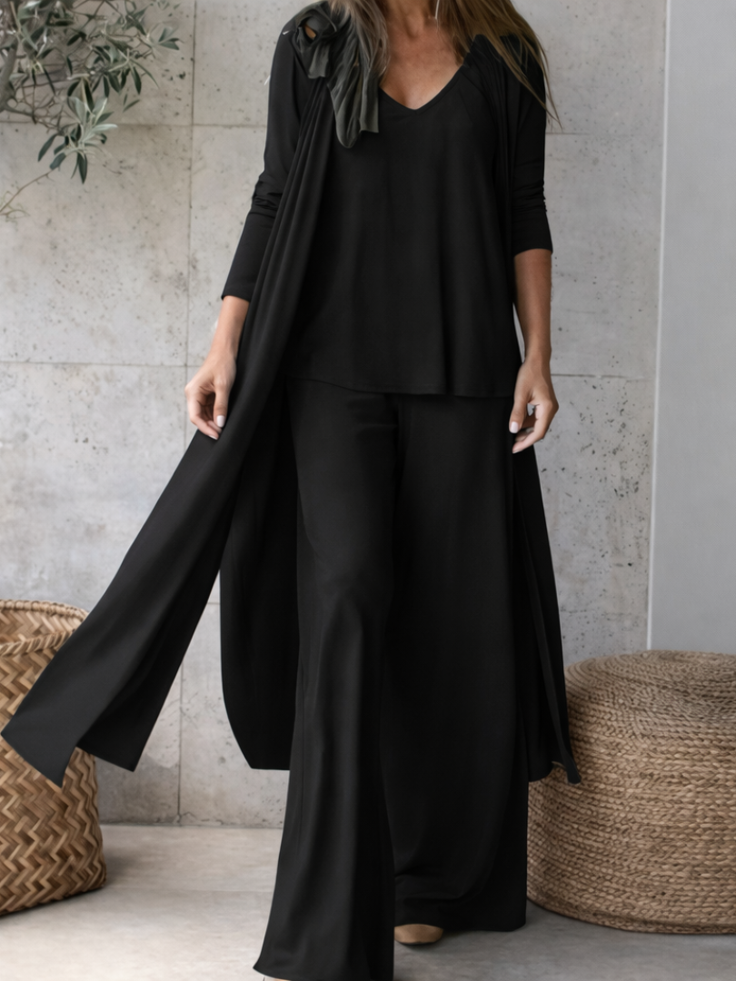 Effie™ | Slim casual gecoördineerde set.