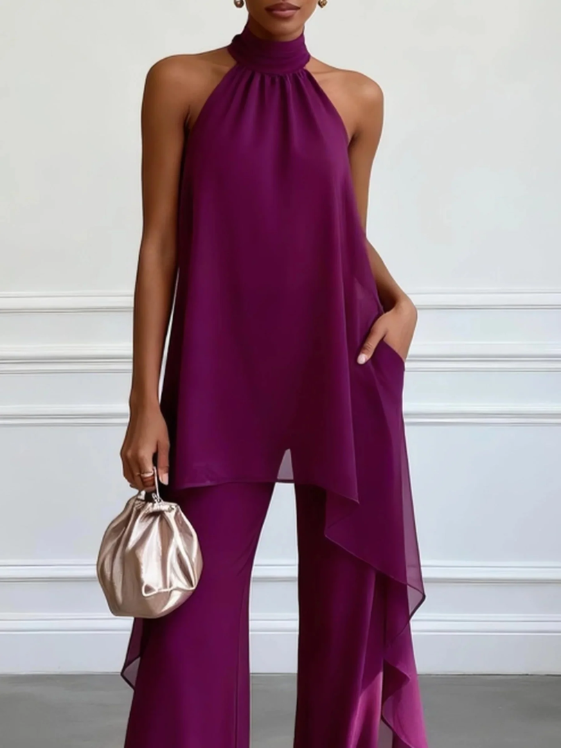 Perla™ | Elegante Halter Twee-delige Set