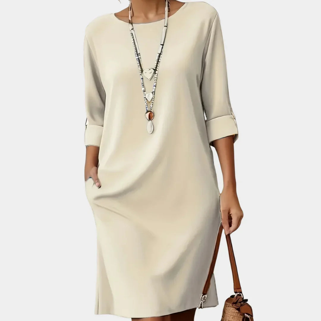 Cambrie™ | Everyday Comfort Midi Jurk