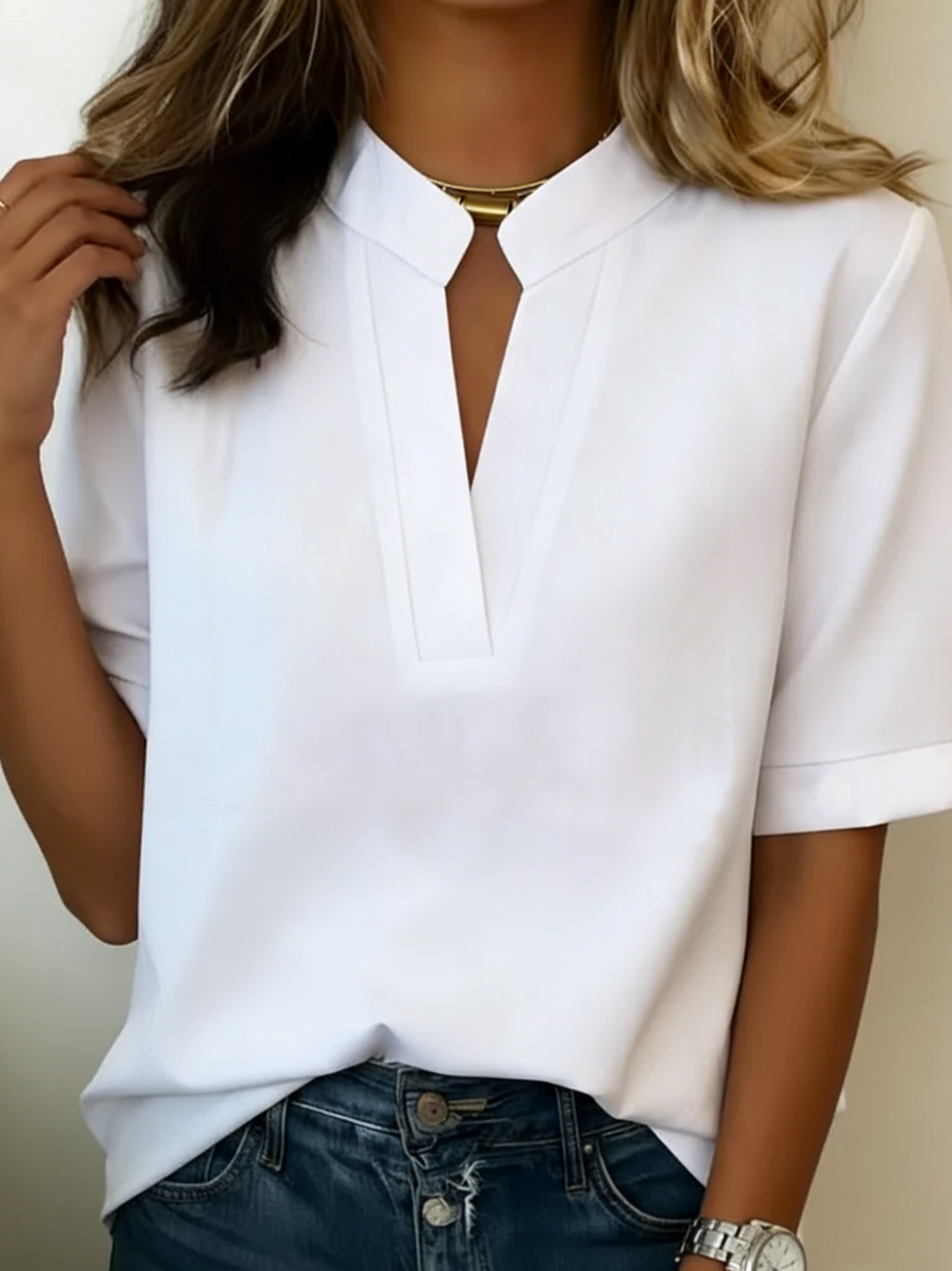 Margot | Blouse Chic met V-hals