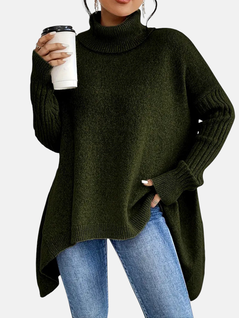 Amerins | Oversized Trui met Rolkraag