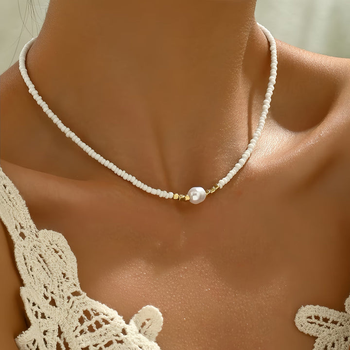 Yvonne | Minimalistische Turquoise Ketting