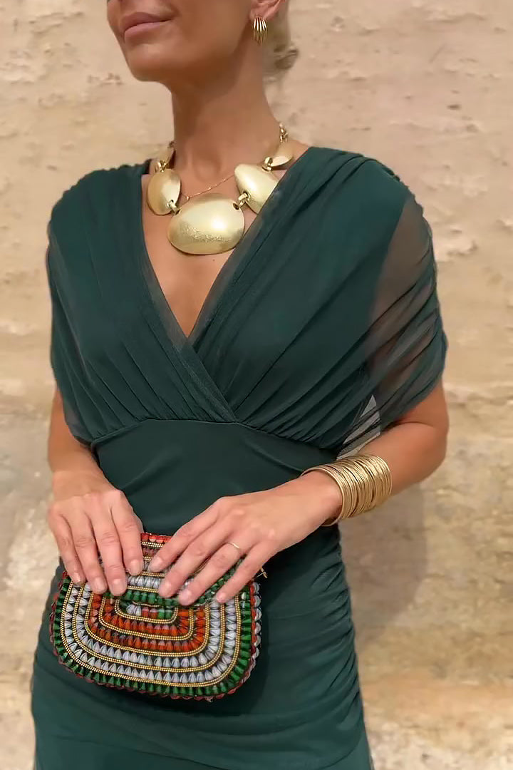 Elegante Zijden Robe Santana - Maison Claire et Sylvie