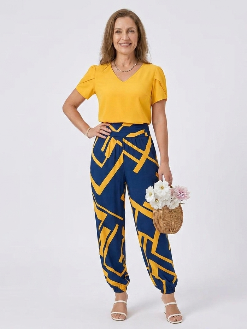Jennifer™ | Stijlvolle Blouse en Broek Set