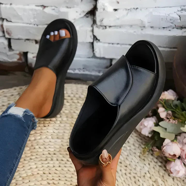 Eliza™ – Orthopedische Instap Wedge Sandalen