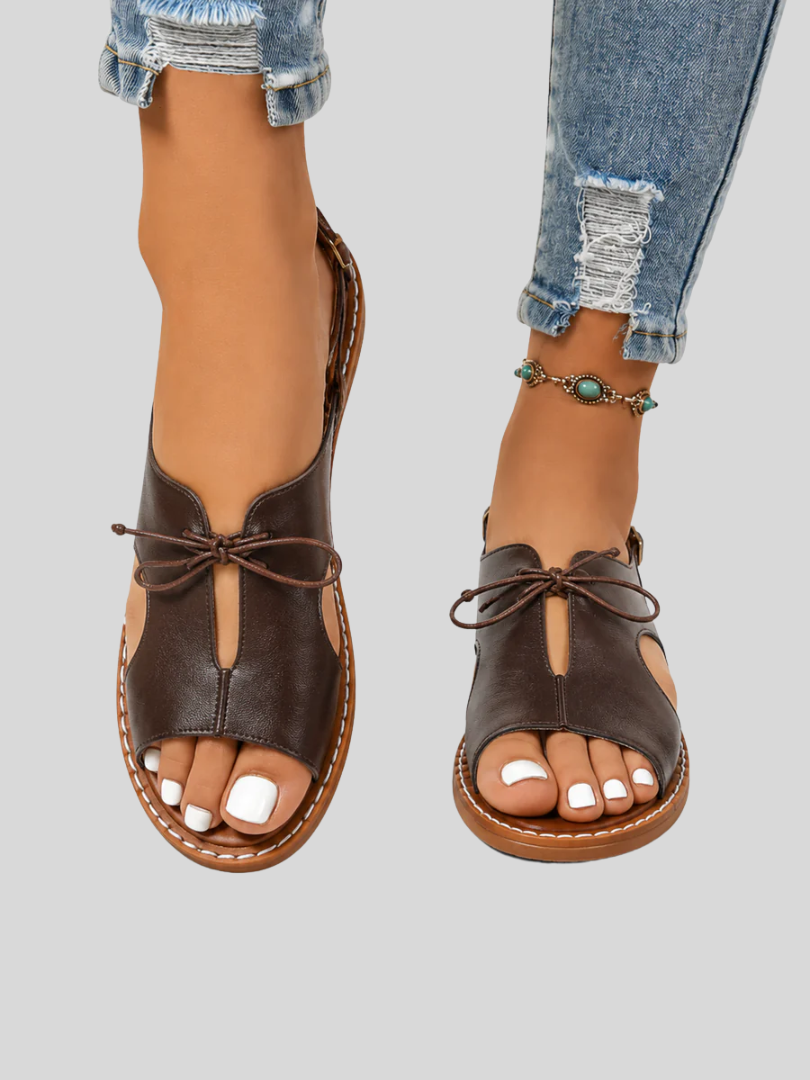 Audrey™ - Elegante Vetersandalen