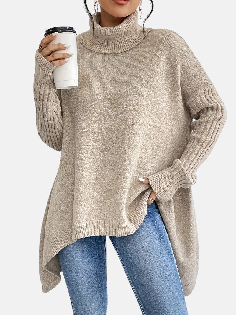 Amerins | Oversized Trui met Rolkraag