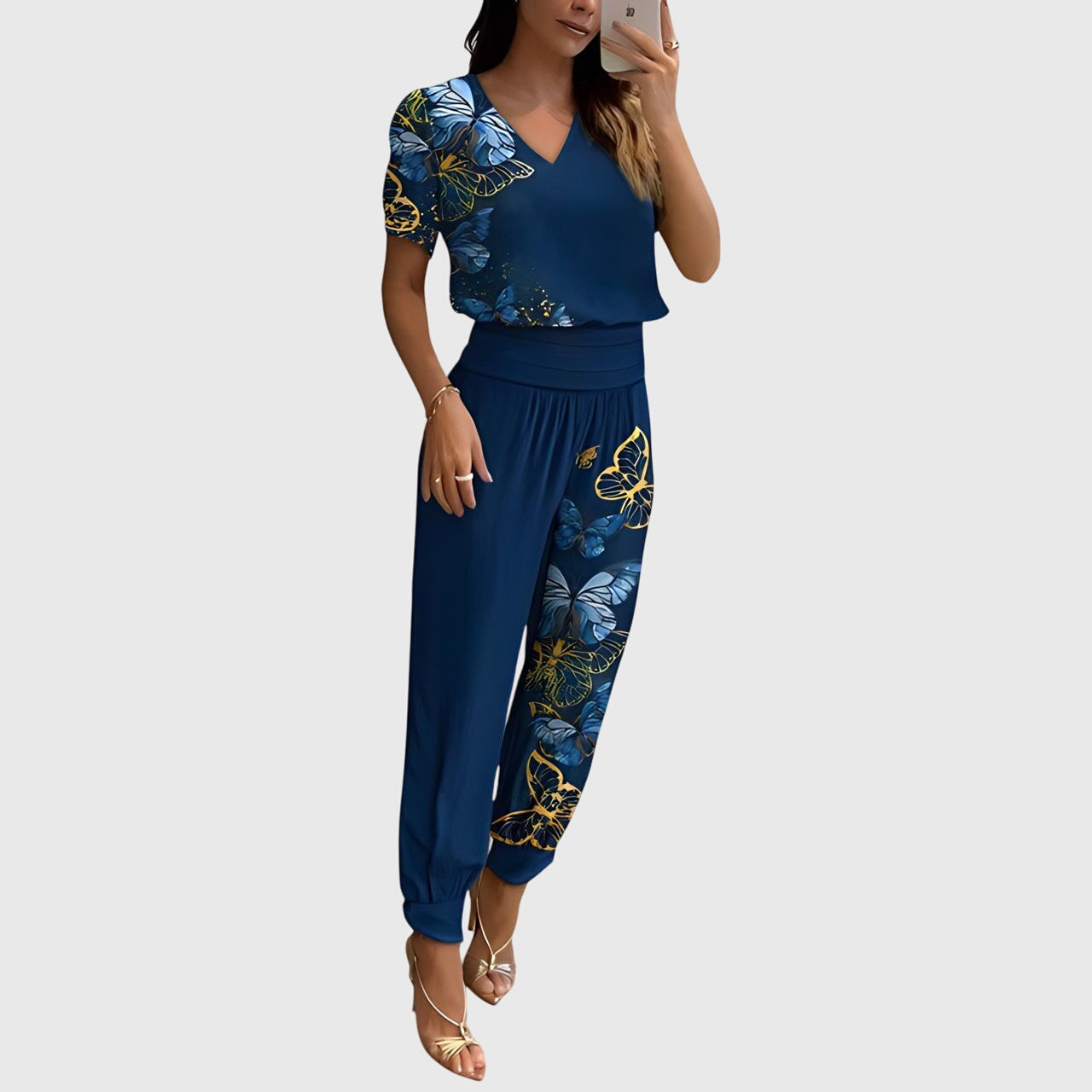 Jennifer™ | Stijlvolle Blouse en Broek Set