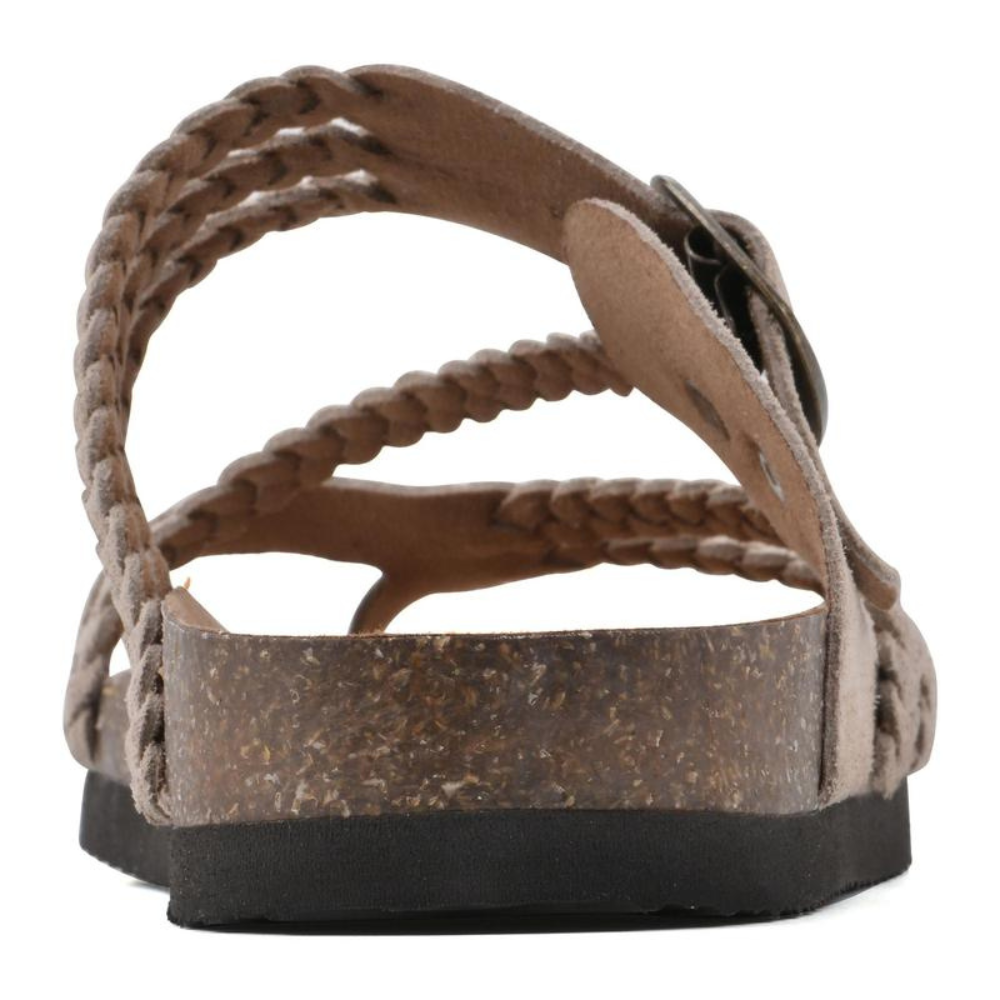 Hayleigh | Vlecht Kork Sandalen