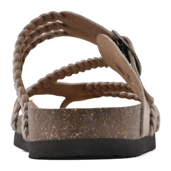 Hayleigh | Vlecht Kork Sandalen