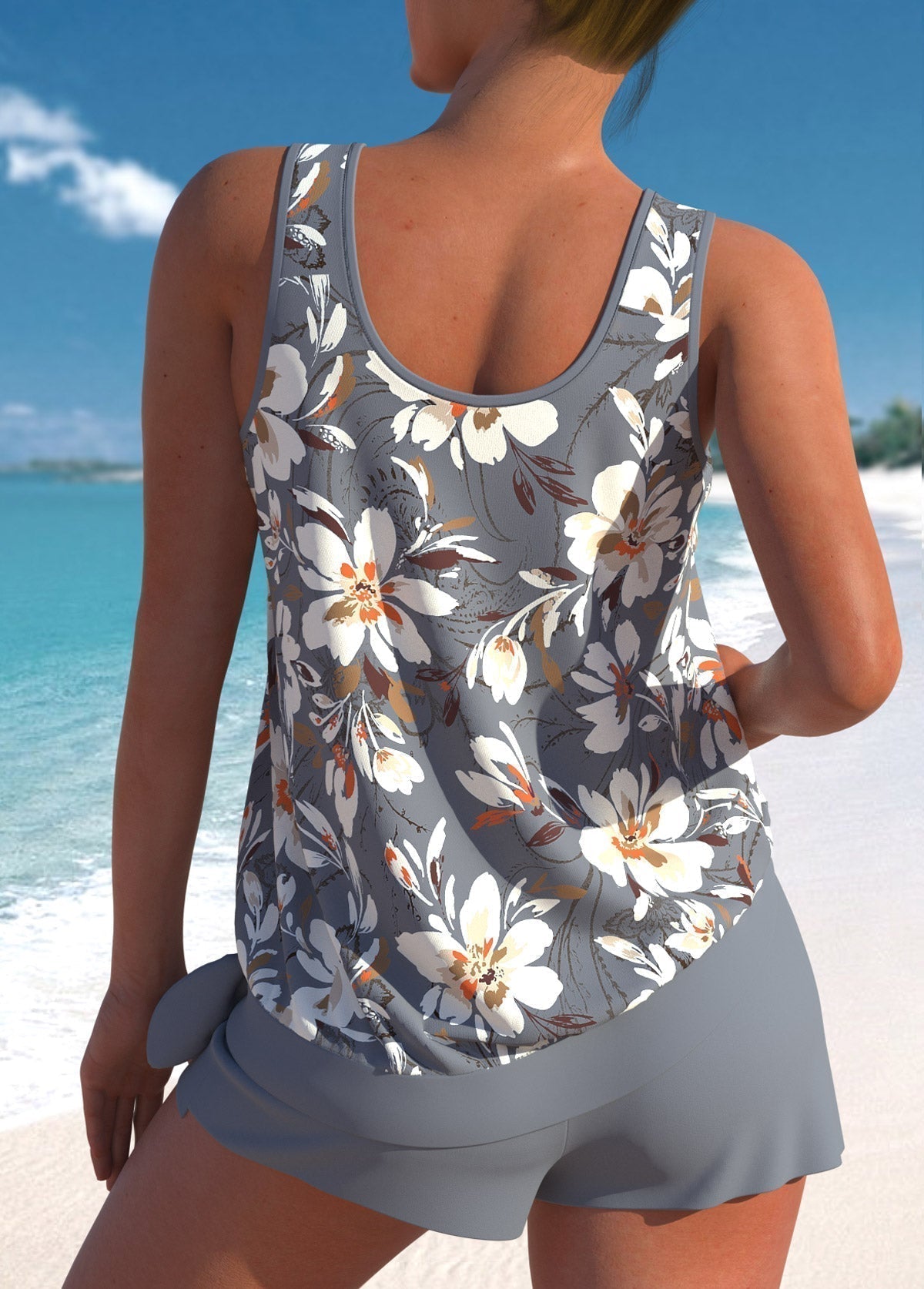 Helena™ | Stijlvolle Bloemen Tankini Set Dames