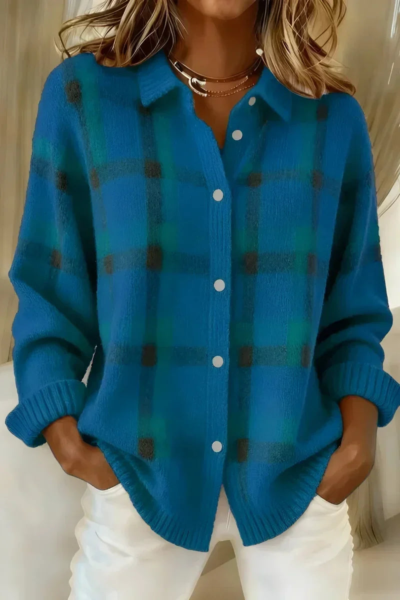 Christelle | Geruit Cardigan