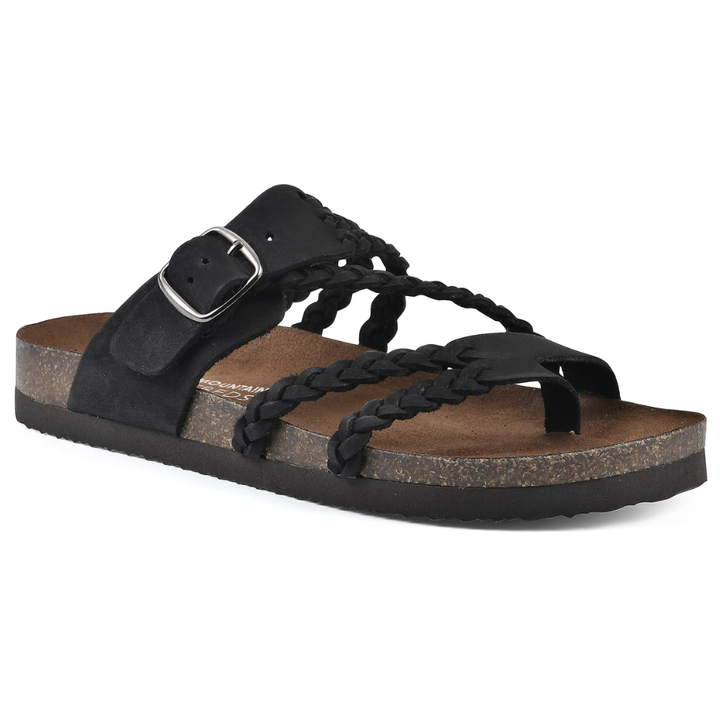 Hayleigh | Vlecht Kork Sandalen