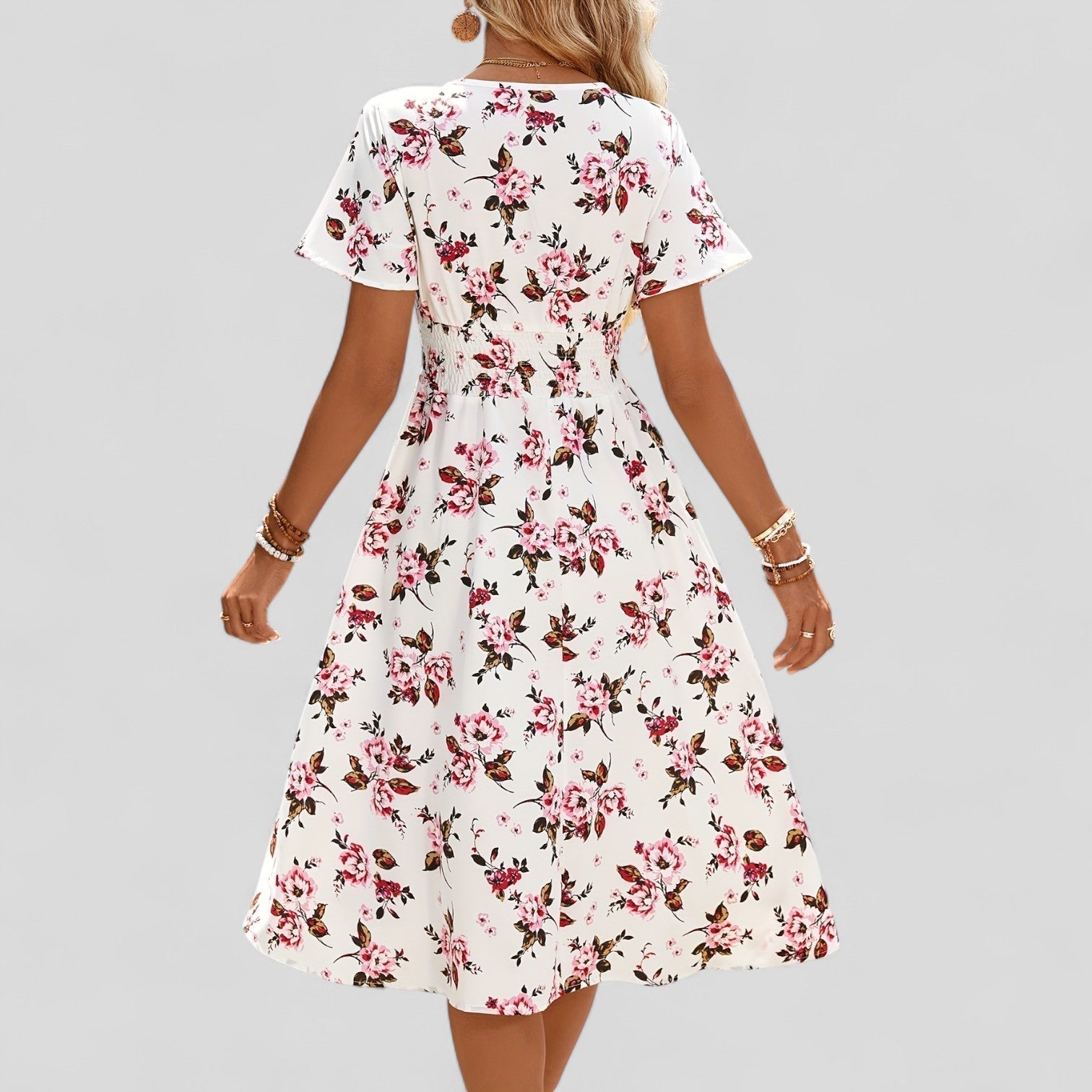 Gretalise | Comfortabele Zomer Midi Jurk