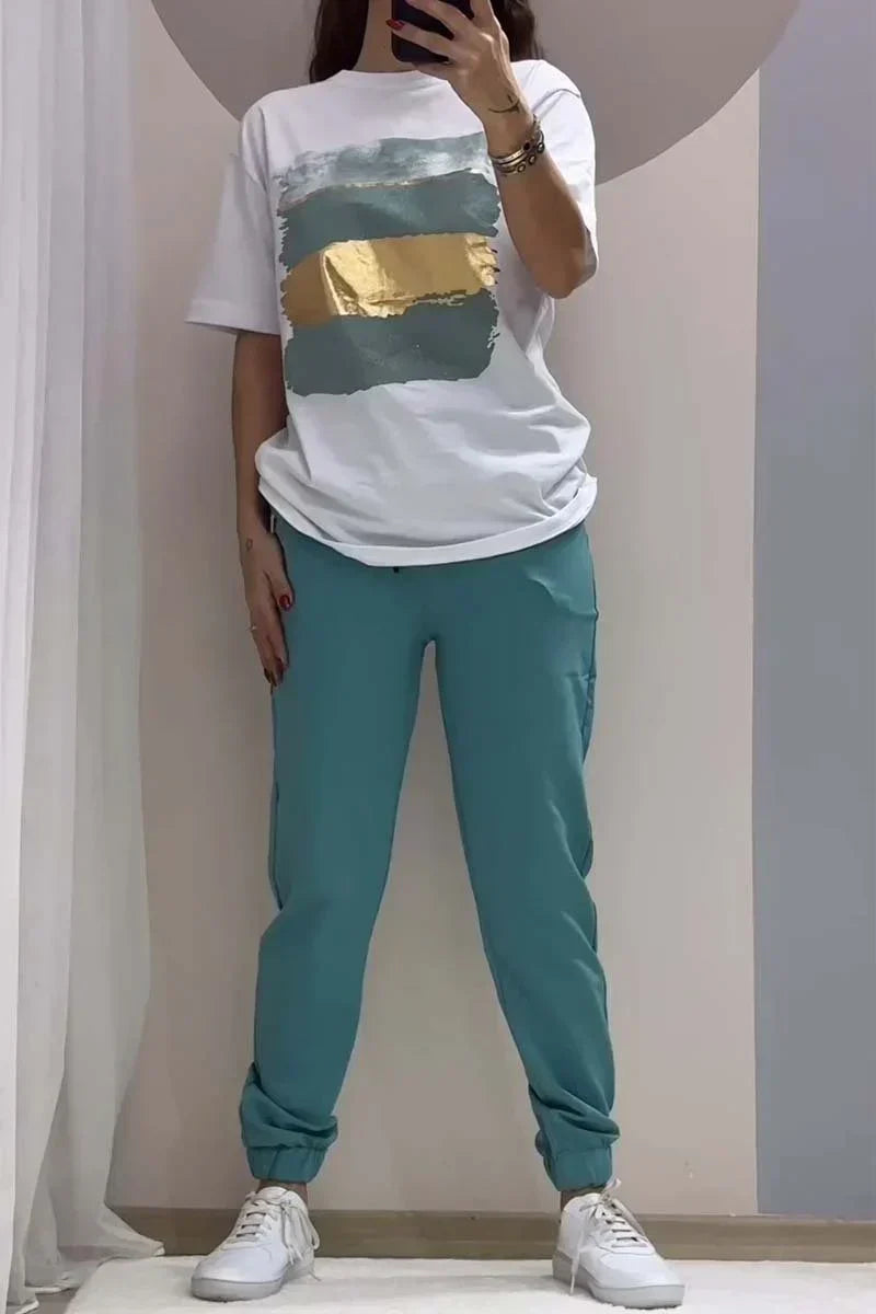 Helyssa™ | Top en Broek Twee-delige Set