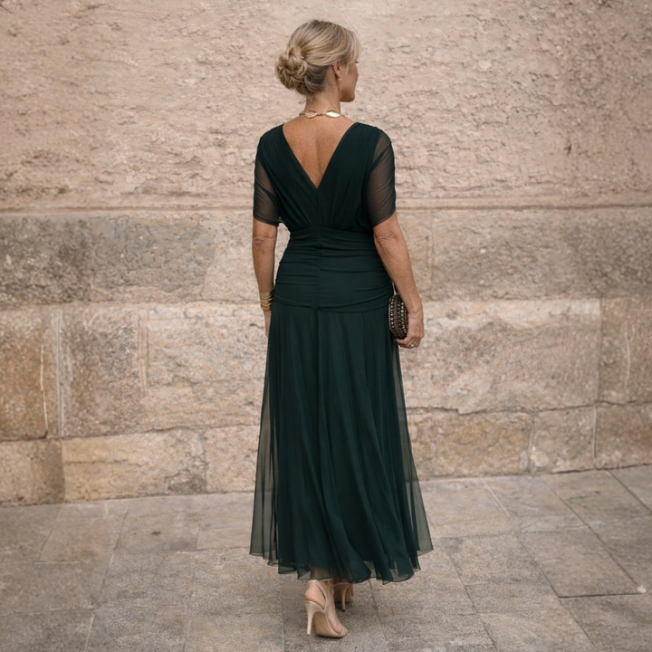 Liz | Off Shoulder Maxi Jurk