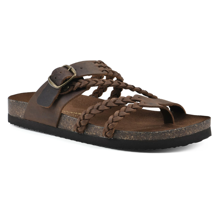 Hayleigh | Vlecht Kork Sandalen