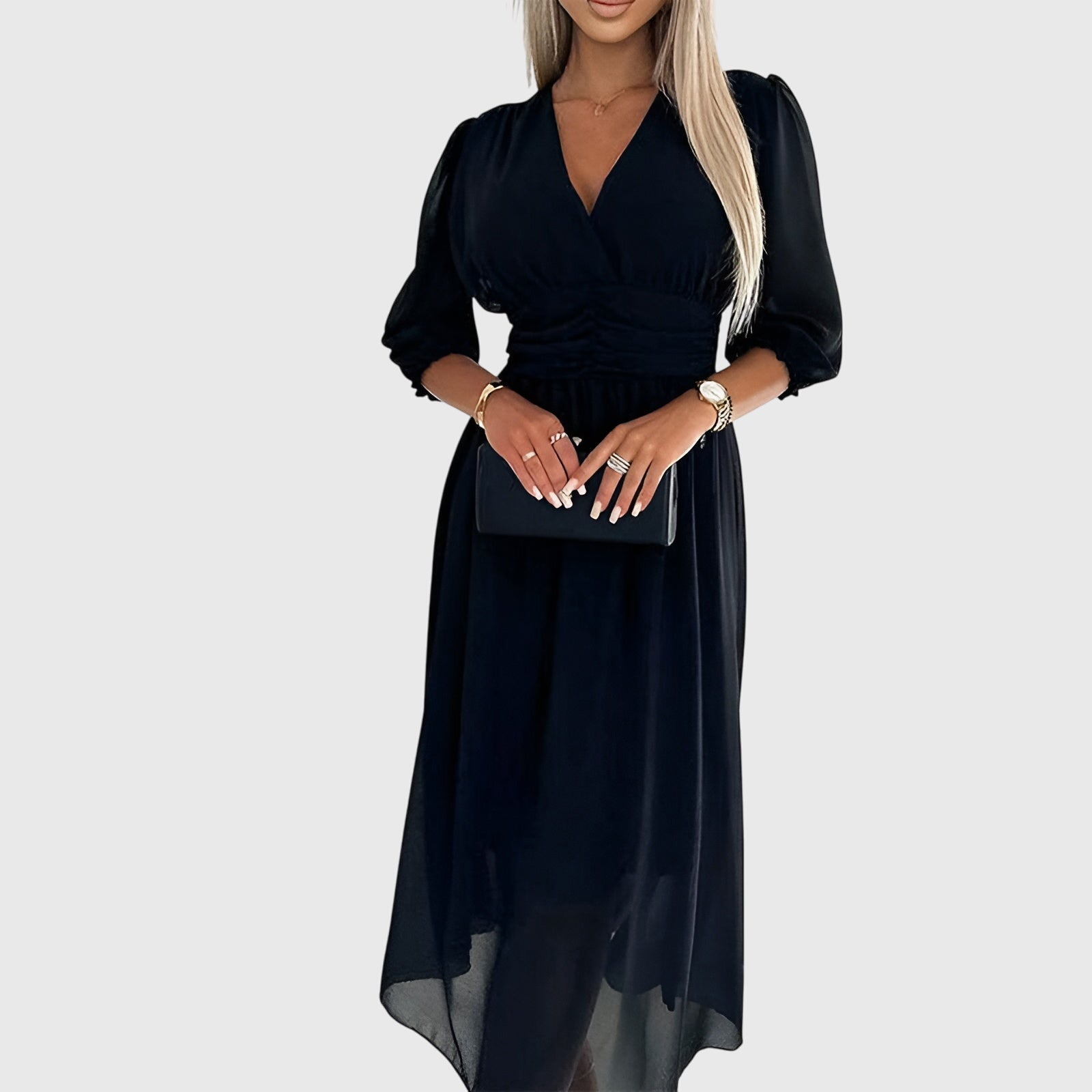 Chloe™ | Lichtgewicht Zijde Chiffon Jurk
