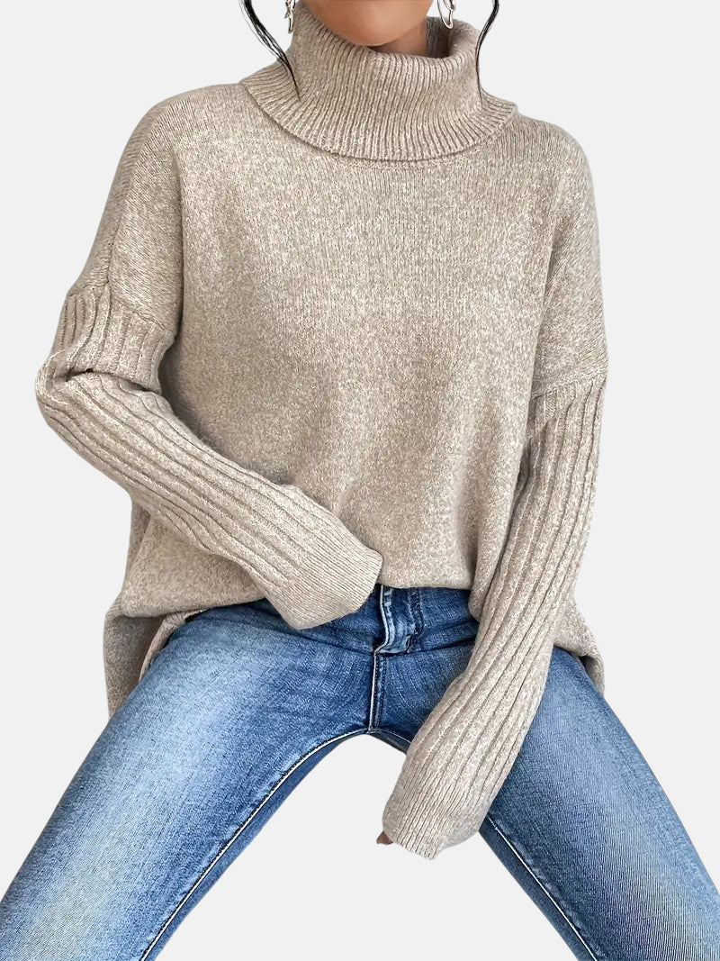 Amerins | Oversized Trui met Rolkraag