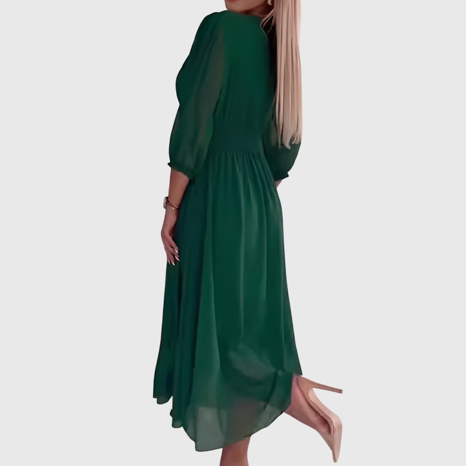 Chloe™ | Lichtgewicht Zijde Chiffon Jurk