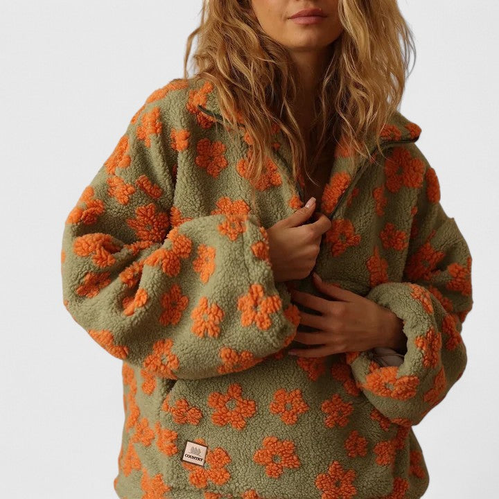Trynke | Bloementrui met ritsje