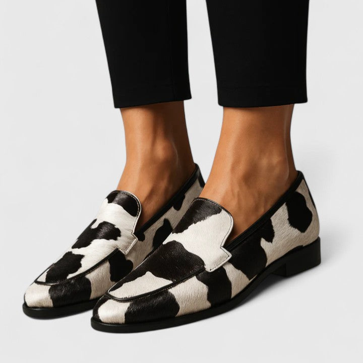 Antonella | Twee-Kleur Slip-On Loafer