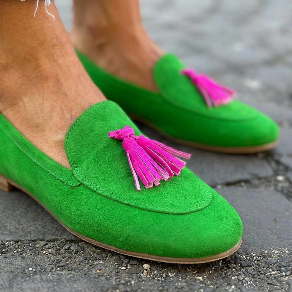 Mandy Tassen Versierde Loafers