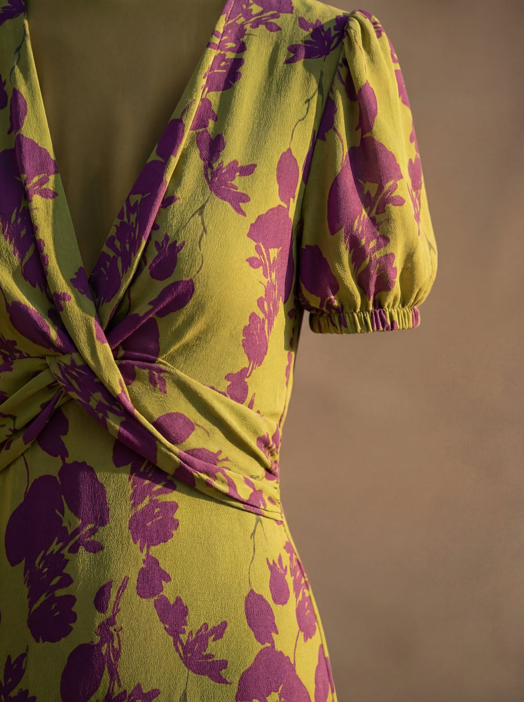 Elegante Zijde Lange Jurk - Collectie Maison Claire en Sylvie