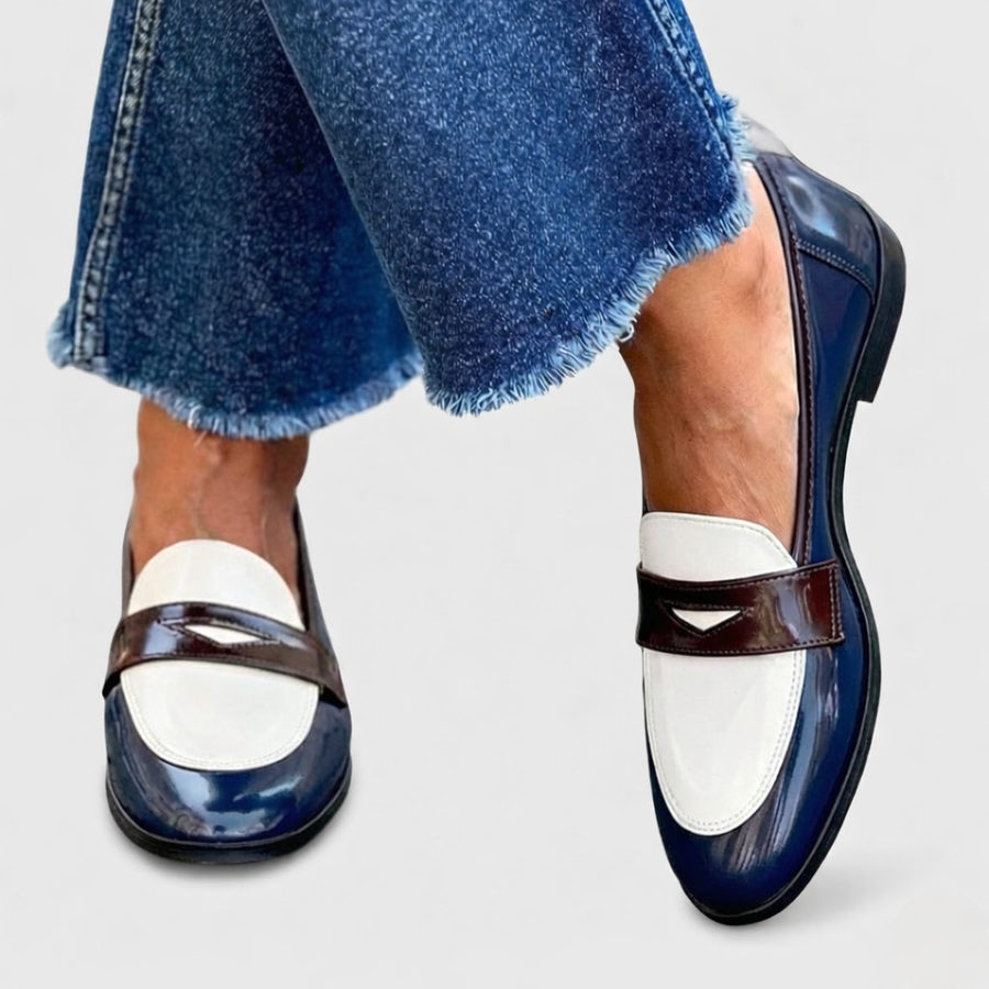 Claudia™ | Mokkassins met Contrast