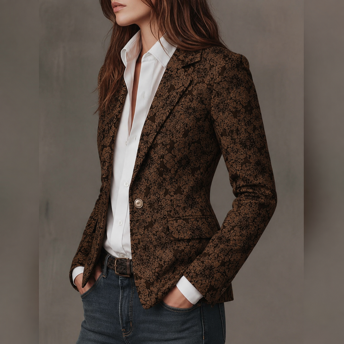 Bernadine | Jacquard Blazer