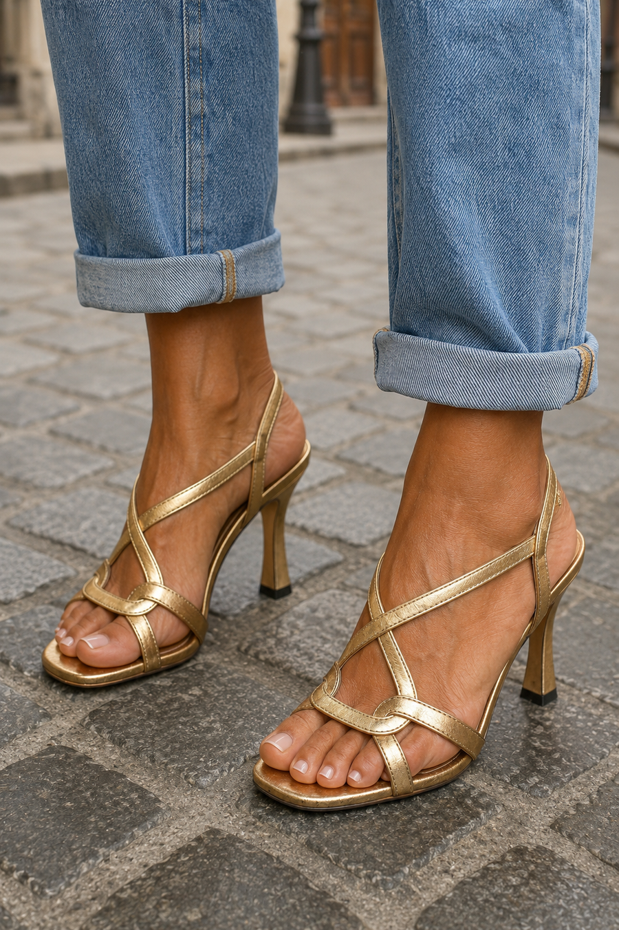Cassie | Gouden Zomer Charm Hakken