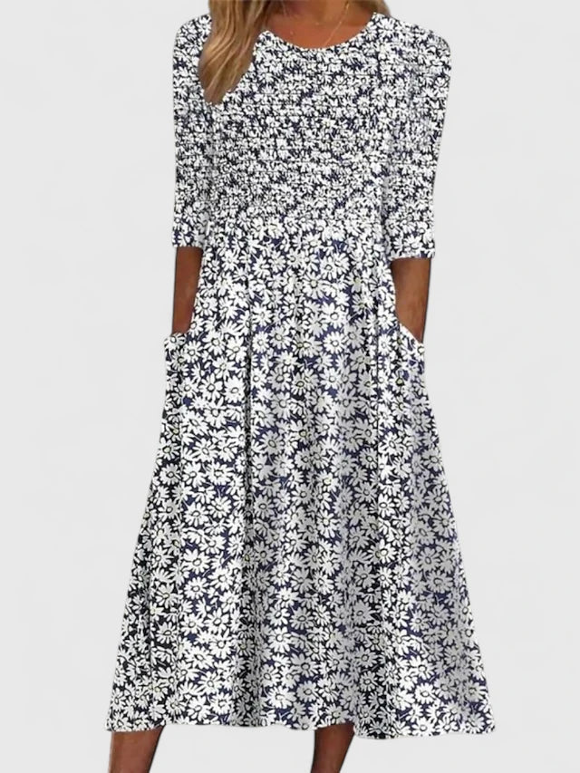 Violethia | Elegante Midi Jurk