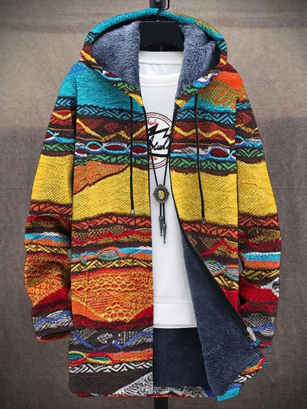 Lucille | Kleurrijke art vesten