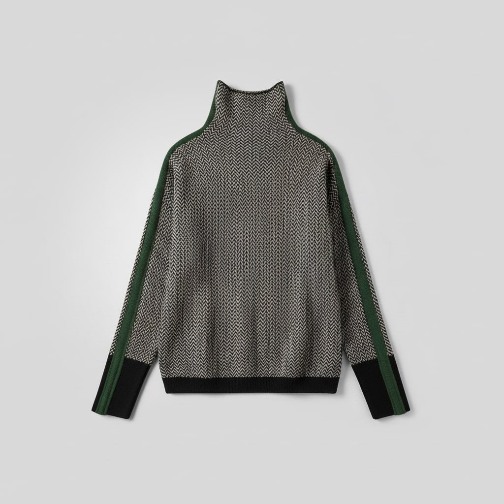 Gineke | Trui met contraststrepen