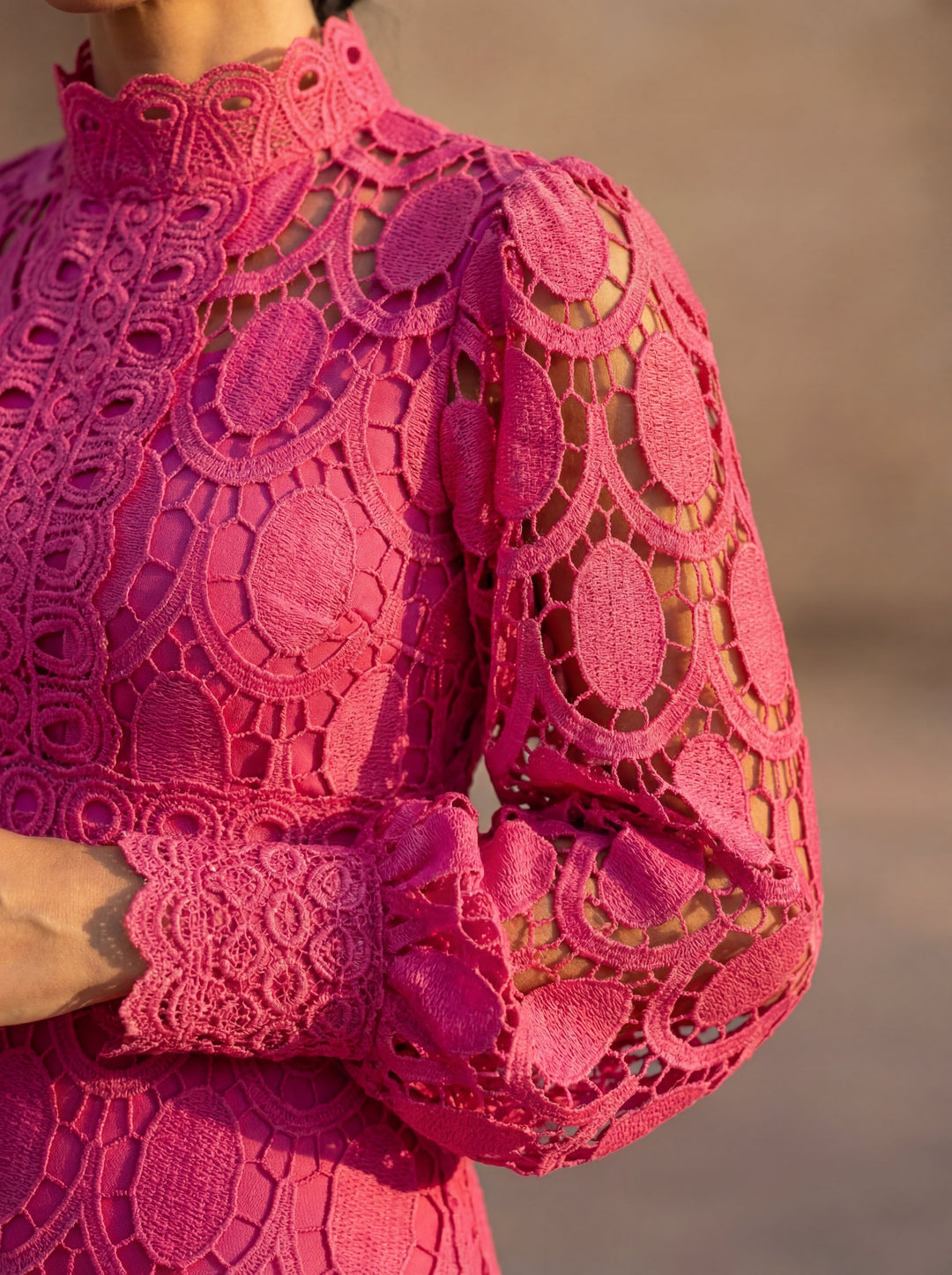 Elegante Carmona Zijde Jurk – Maison Claire et Sylvie