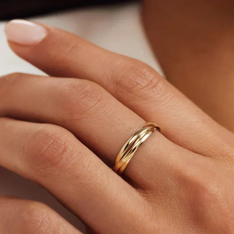 Gouden Ring Léna Trielle