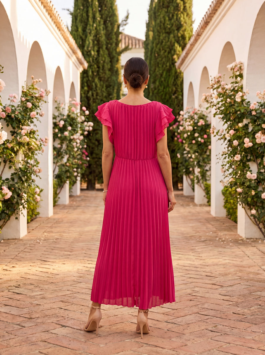 Elegante Selena Jurk in Fijn Tule - Maison Claire et Sylvie