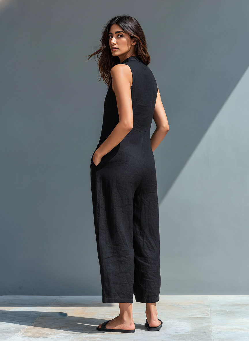 Lucinda | Elegante Mouwloze Jumpsuit