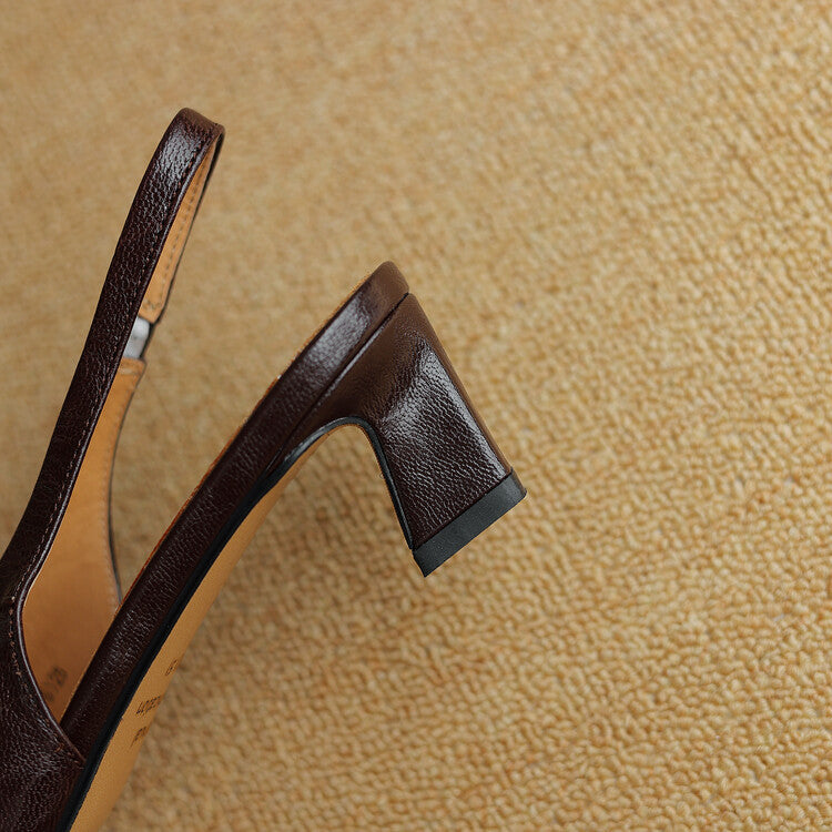 May | Elegante Mary Jane slingbacks