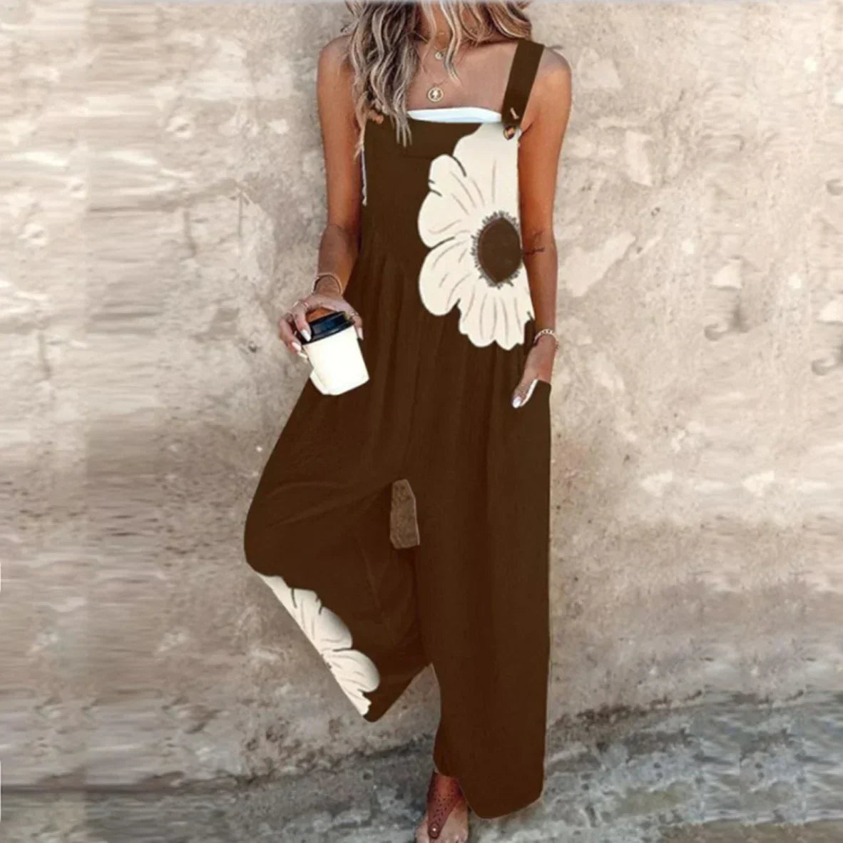 Maelira™ | Comfortabele geprinte Jumpsuit