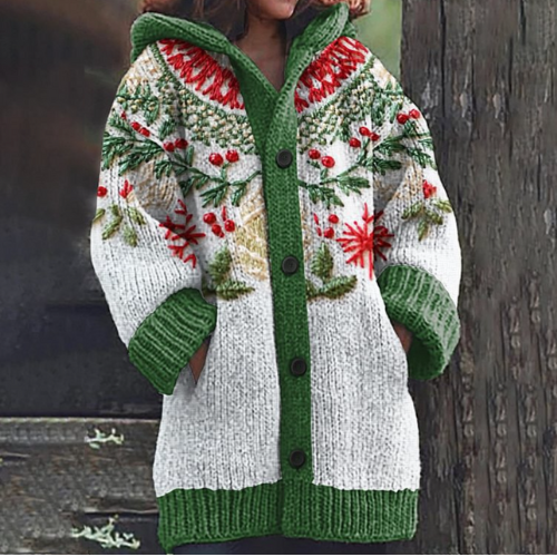 Flora | Feestelijke gebreide cardigan
