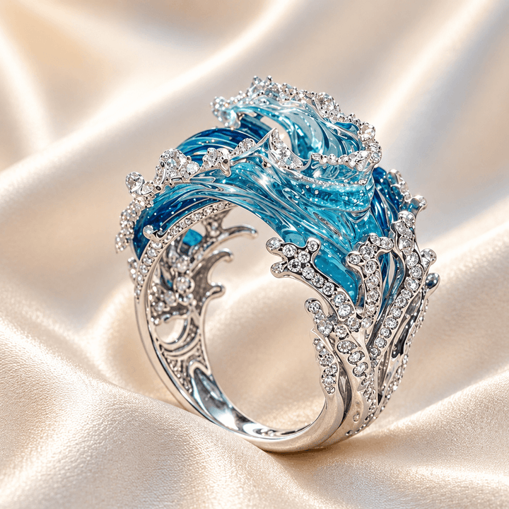 Ocean's Oath Zilveren Ring