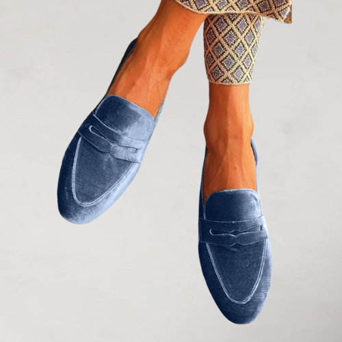 Lorenza | Fluwelen Loafers