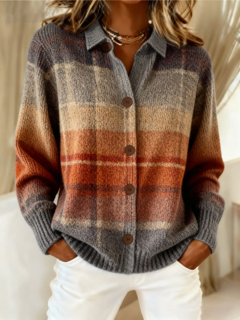 Charis | Gestreepte Cardigan