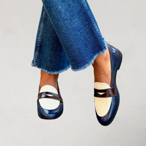 Daniela | Marineblauwe Moccasin